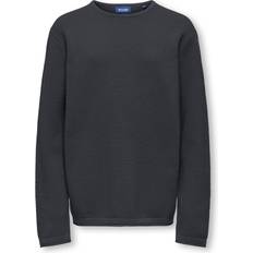 134/140 - Drenge Striktrøjer Only & Sons Pullover Osjpanter Reg Crew Knit Natblå