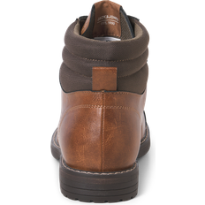 43 - Läderimitation Snörkängor Jack & Jones Boots Med Snörning Brun