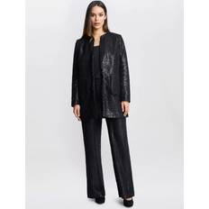 Gina Bacconi Lizzy Sequin Jacket - Black