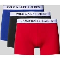 Polo Ralph Lauren Rød Underbukser Polo Ralph Lauren Classic Stretch Cotton Boksershorts - Red/Heritage Royal/Black