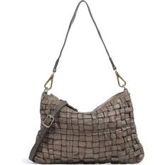 Campomaggi Håndtasker Campomaggi Leather Shoulder Bag 31 cm - Gray
