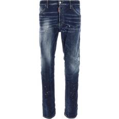 Men - Wool Jeans DSquared2 Cool Guy Slim Fit Jeans - Navy