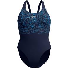 Dame - OEKO-TEX Badetøj Speedo Hyperboom Placement Muscleback Badedragt - Blue