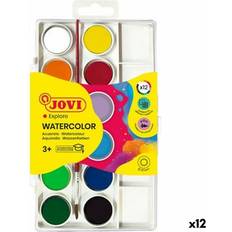 Vibrant Multicolor Watercolours 12 Units
