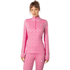 Dam - Ull Underställstoppar Kari Traa Rose Half-Zip Underställströja Dam - Pink