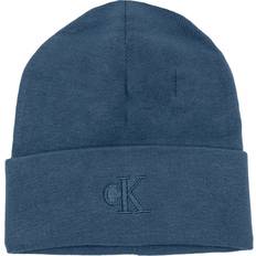 Calvin Klein Blåa Accessoarer Calvin Klein Signature Logo Beanie Mössa Gentiana - Blue