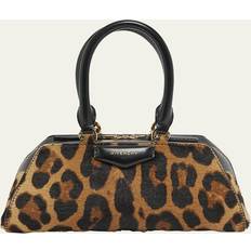Leopard-print Mini Crossbody Taske - Flerfarvet