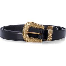 VLogo Leather Belt 20 Mm - Black
