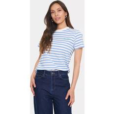 Stripes - Women T-shirts Saint Tropez Minka Oui Oui Striped Cotton T-Shirt