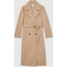 Natural Outerwear Reiss Rene Blind Seam Wool Rich Coat