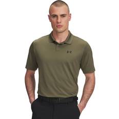 Under Armour Återvunna material Pikétröjor Under Armour Mens Golf Matchplay Short Sleeve Polo Shirt - Marine Green/Black