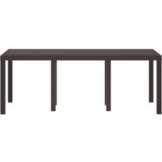 Garden Table Light Grey 400 x 100 x 73 cm