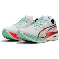 Puma Deviate Nitro Elite 3 Running Shoes - White/Glowing Red/Mint Melt
