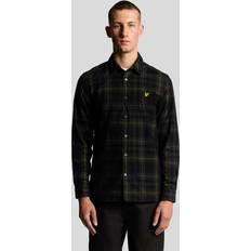 Corduroy - Men Tops Lyle & Scott Ls Tartan Check Corduroy Shirt Jet Black