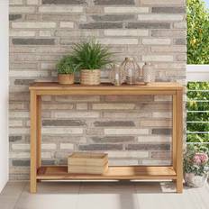 vidaXL Med Opbevaring Brun 110 x 40 x 45 cm Sofabord