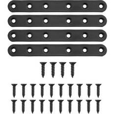 Sodial 4 Pcs Flat Straight Bracket Stainless Steel Mending Plate