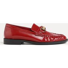 Dame - Rød Mokkasiner Stradivarius Loafers Med Dekorative Detaljer