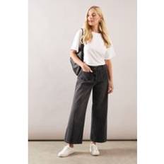 Breathable - Women Jeans Wallis Wide Leg Casual Jeans Petite Kickflare - Grey