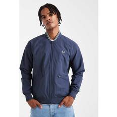 Fred Perry Bomberjackor Fred Perry Bomberjacka Med Kantrand - Blå
