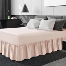 Blush 4ft Small Double Set Valance Sheet