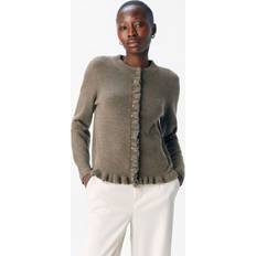 Trøjer Object Cardigan Elva Knit - Brun Meleret