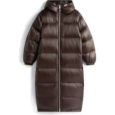 Brun - Nylon Frakker Tommy Hilfiger Vinterfrakke - Mørkebrun
