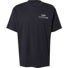 New Balance Men Clothing New Balance Logo Chrome Runner T-Shirt - Black
