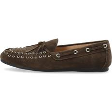 Bianco Dame Sejlersko Bianco Biamarlene Boat Shoe Suede Snøresko - Brun