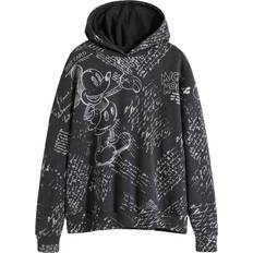 Desigual Dam Överdelar Desigual Bomull Sweatshirt Med Mickey Brev - Svart