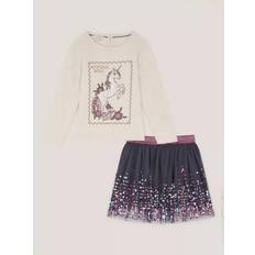 Monsoon Kids Cosmic Top and Skirt Set - Purple