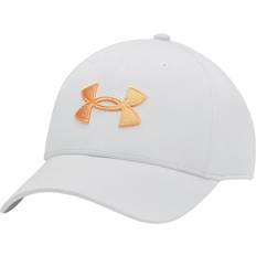 Under Armour Blitzing Low Men's Stretch Fit Cap - Halo Gray/Squad Orange