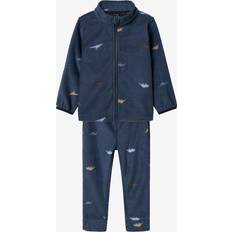 Fleecesæt Børnetøj Name It Nmnspektra Fleece Set Aop Fo Spellbound - Blå