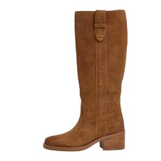 Knopper Høje støvler Pepe Jeans PLS500019 Sandy Studs Læderstøvler - Brun