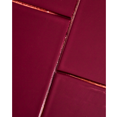 Trä Soffbord på rea House Doctor Brick Red 100x100 cm Soffbord