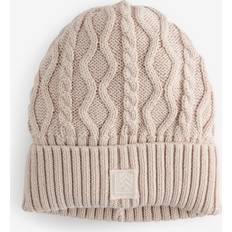 Økologisk bomuld Huer Børnetøj Liewood Ezra Beanie With Cables - Cream