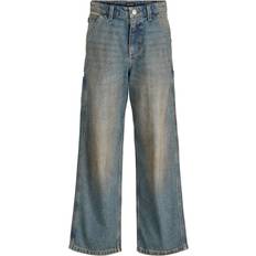 Hög midja - Junior Jeans Jack & Jones Jjicarpenter Sq 472 Jnr Baggy Fit Jeans Blå