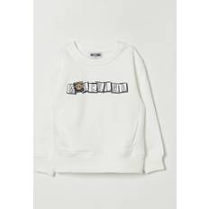 White Knitted Sweaters Children's Clothing Moschino Sweater Kids - White
