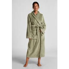 Hunkemöller Morgonrockar & Badrockar Hunkemöller Badrock i Fleece - Grön