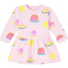 24-36M - Everyday Dresses Stella McCartney Kids Girls Pink Cotton Jersey Smiling Jellies Dress - Pink