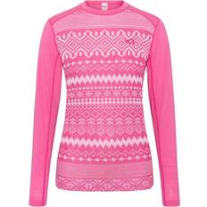 Kari Traa Live Long Sleeve Merino Undertøj Damer - Pink