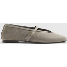 Mary jane shoes River Island Faux Suede Mary Jane Shoes - Grey