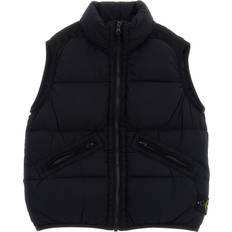 Stone Island Drenge Veste Stone Island Junior Padded Vest Compass Badge Gilet - Black