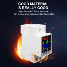 Power Consumption Meters Jehiatek 4IN1 AC 200-240V 100A Voltage Current KWH Monitor Meter