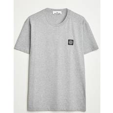 Garment Dyed Cotton Jersey T-Shirt - Grey Melange