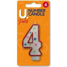 Birthday Cake Number Candles 0-9 All Ages