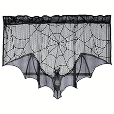Shein Enchanting Black Lace Gothic Curtain