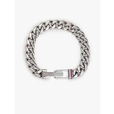 Tommy Hilfiger Justerbar storlek Armband Tommy Hilfiger Stainless Steel Adjustable Chain-Link Bracelet - Silver