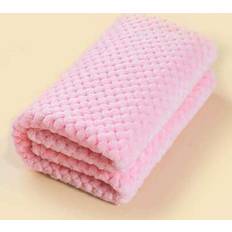 Pink Baby Blankets Shein Solid Color Pineapple Pattern Baby Swaddle Blanket