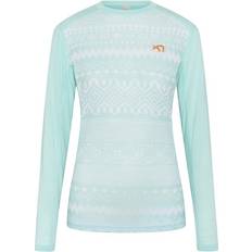 Dame - Turkis Svedundertøj Kari Traa Live Long Sleeve Merino Undertøj Damer - Grå