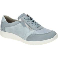 Waldläufer Dame Derby Waldläufer M-IRA Halbschuh Denver Bronx Minileostretch - Hellblau